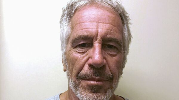 U.S. financier Jeffrey Epstein appears in a photograph taken for the New York State Division of Criminal Justice Services' sex offender registry March 28, 2017 and obtained by Reuters July 10, 2019. - Sputnik International