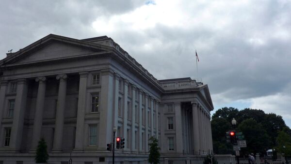 The U.S. Treasury building is seen in Washington, September 29, 2008. - Sputnik International