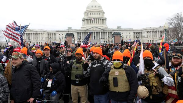 FILE PHOTO: Supporters of U.S. President Donald Trump gather in Washington - Sputnik International