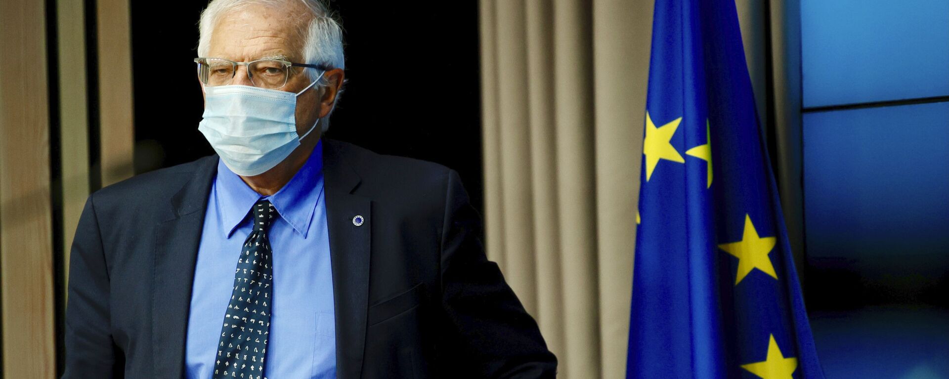 European Union foreign policy chief Josep Borrell arrives for a media conference after a meeting of EU foreign ministers at the European Council building in Brussels, Monday, May 10, 2021. - Sputnik International, 1920, 08.08.2022