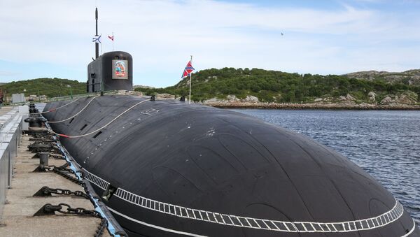 Project 955A - Borey-A strategic submarine Knyaz Vladimir after arriving at the main submarine base of the Northern Fleet in Gadzhievo. - Sputnik International