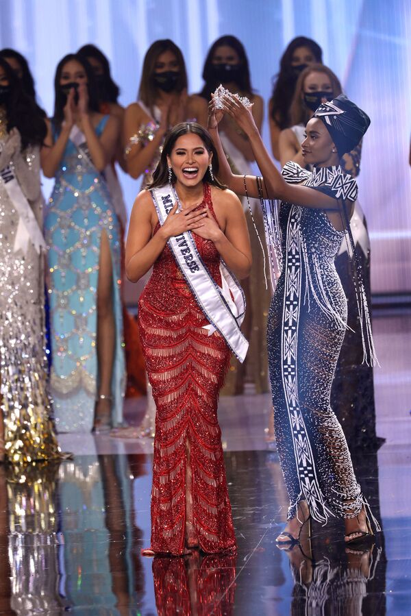 Miss Mexico Andrea Meza is crowned Miss Universe 2021.  - Sputnik International