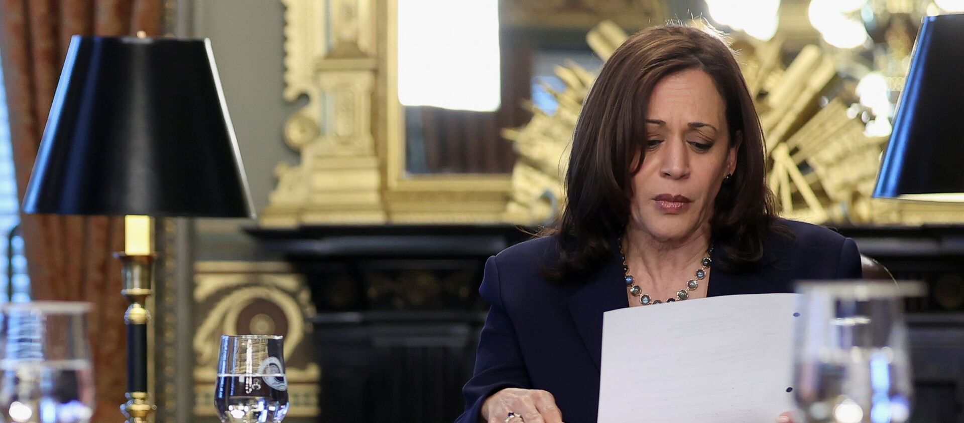 U.S. Vice President Kamala Harris opens the first meeting of the White House Task Force on Worker Organizing and Empowerment - Sputnik International, 1920, 20.05.2021