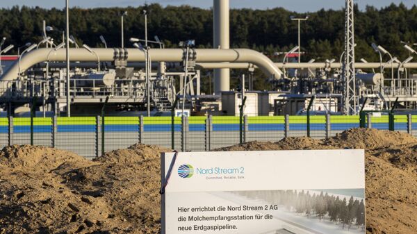 (FILES) In this file photo taken on September 07, 2020 the Nord Stream 2 gas line landfall facility in Lubmin, north eastern Germany - Sputnik International