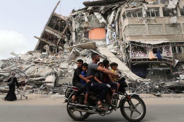 How Gazans Reacted to Israel-Hamas Ceasefire - Sputnik International