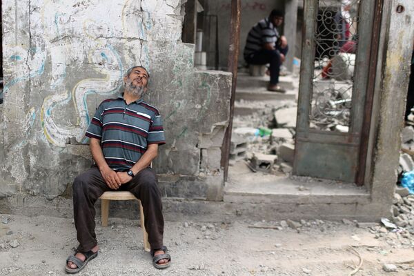 How Gazans Reacted to Israel-Hamas Ceasefire - Sputnik International