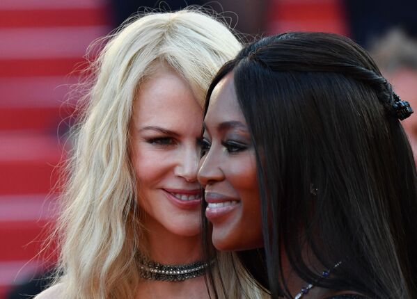 Australian actress Nicole Kidman and British model Naomi Campbell at the 70th Cannes Film Festival in 2017 - Sputnik International