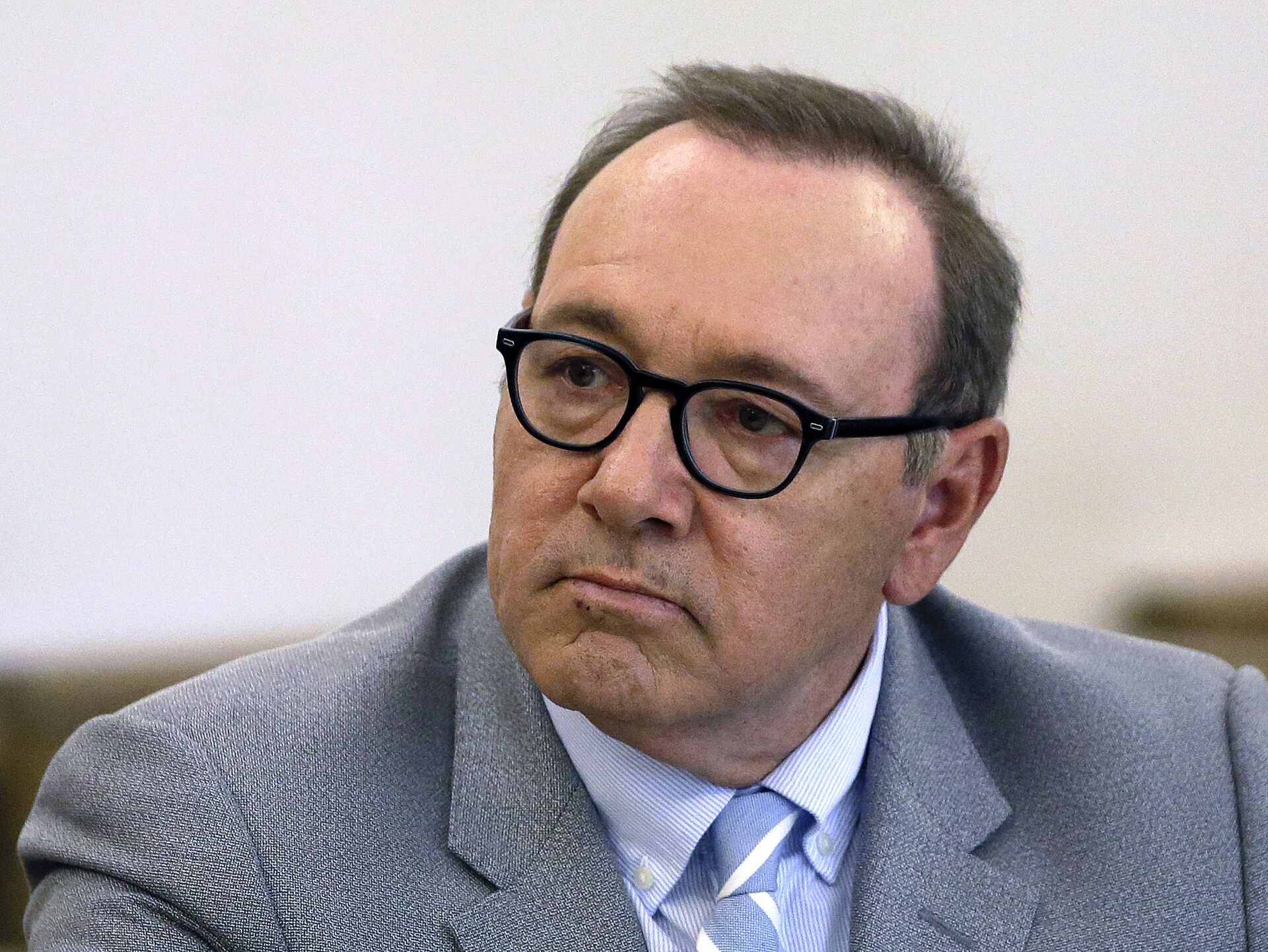 Actor Kevin Spacey attends a pretrial hearing on Monday, June 3, 2019, at district court in Nantucket, Mass. - Sputnik International, 1920, 28.09.2021