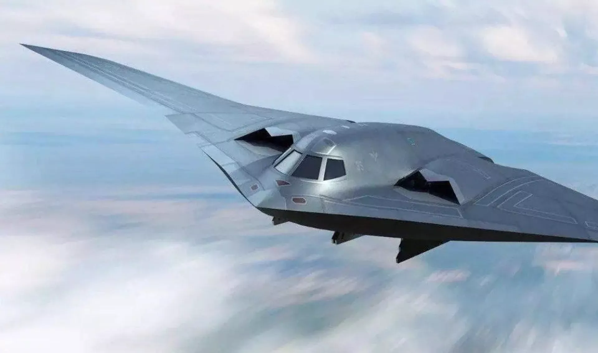 A concept art depicting China's People's Liberation Army's new-generation Xian H-20 stealth bomber - Sputnik International, 1920, 16.10.2024