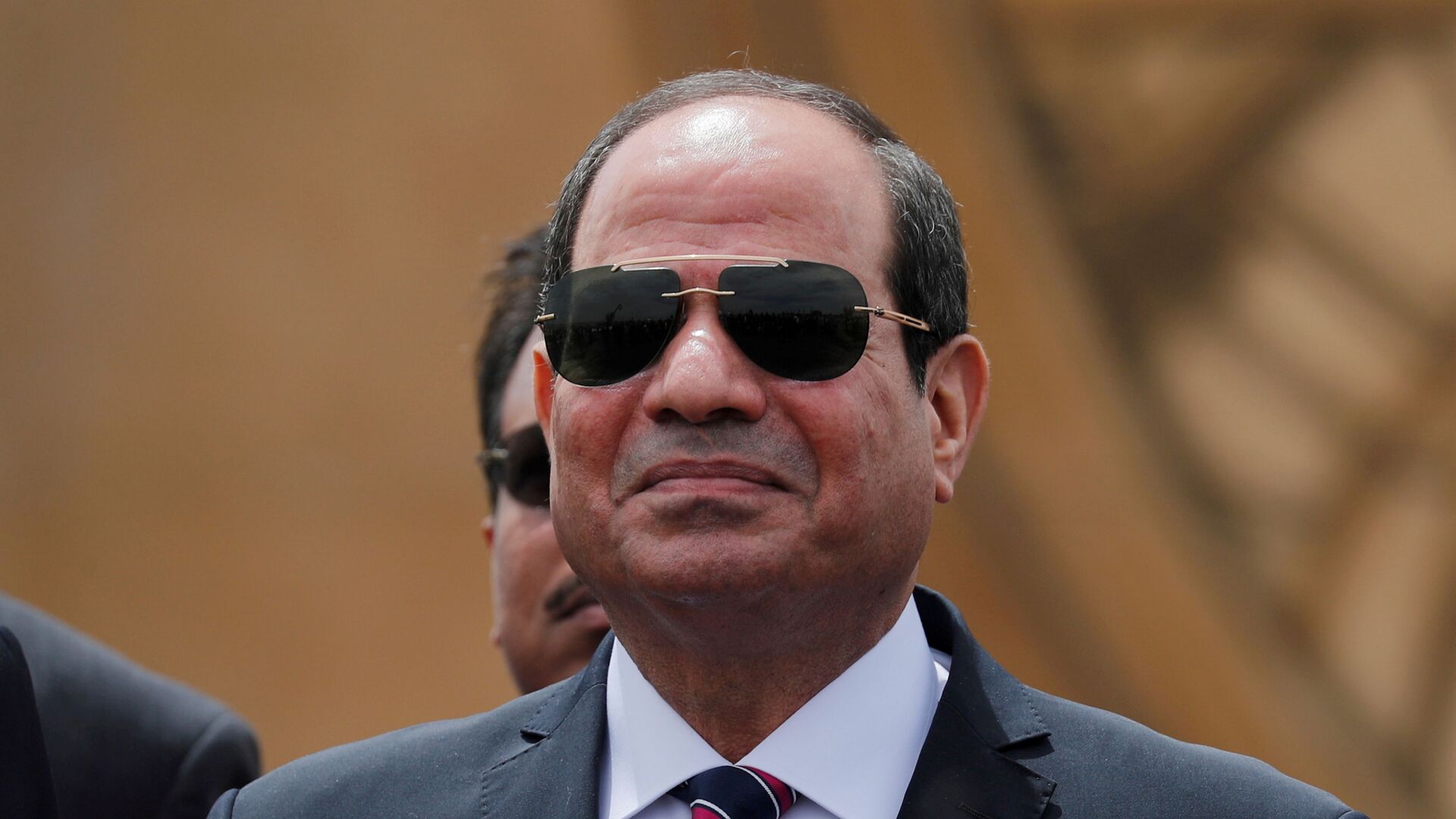 Egyptian President Abdel Fattah al-Sisi attends the opening ceremony of floating bridges and tunnel projects executed under the Suez Canal in Ismailia, Egypt May 5, 2019. - Sputnik International, 1920, 12.09.2021