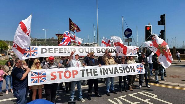 Protest in Dover - Sputnik International