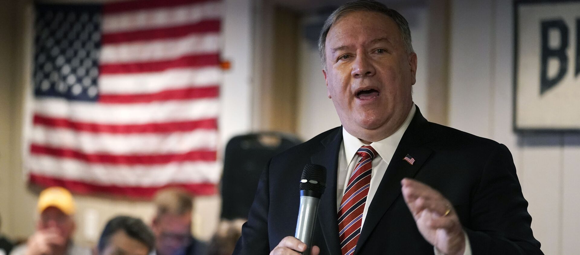 In this March 26, 2021, file photo former Secretary of State Mike Pompeo speaks at the West Side Conservative Club in Urbandale, Iowa. - Sputnik International, 1920, 29.05.2021