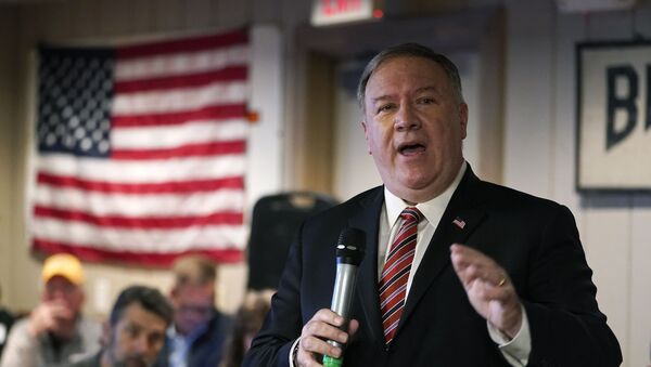 Former Secretary of State Mike Pompeo speaks at the West Side Conservative Club in Urbandale, Iowa, on Friday 26 March 2021. - Sputnik International