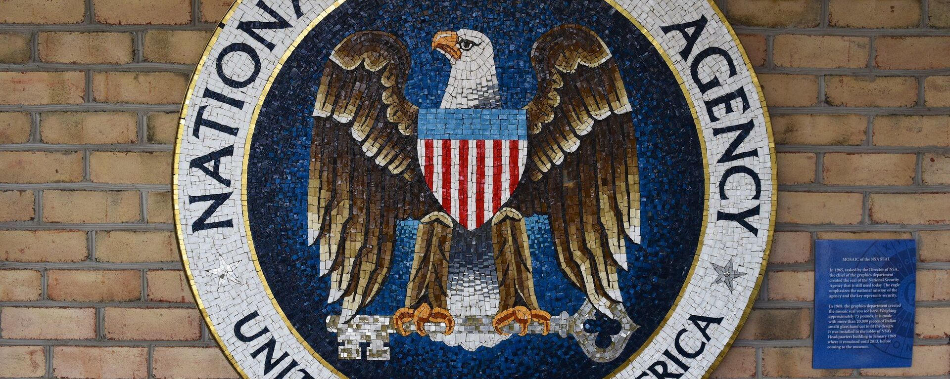 NSA National Cryptologic Museum - Mosaic of the NSA Seal - Sputnik International, 1920, 16.07.2021