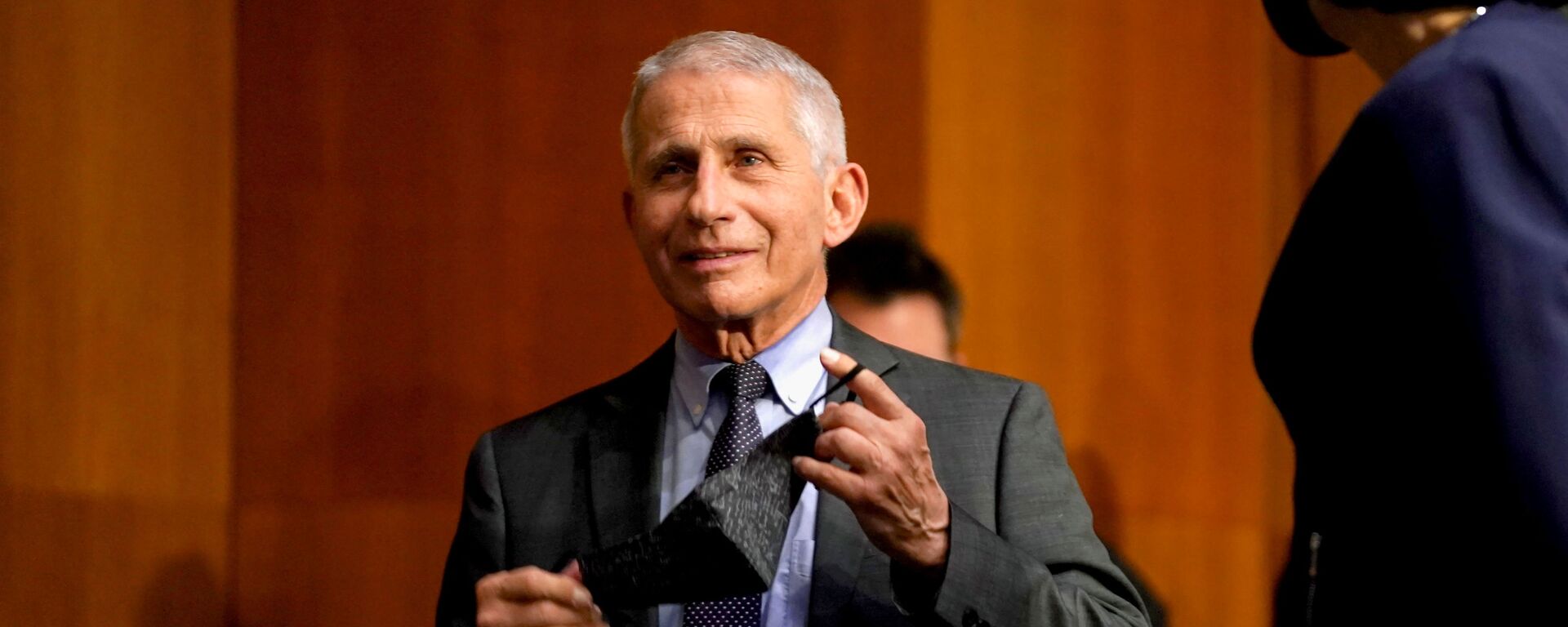 Dr. Anthony Fauci, director of the National Institute of Allergy and Infectious Diseases, arrives for a Senate Health, Education, Labor and Pensions Committee hearing to discuss the on-going federal response to COVID-19, at the U.S. Capitol in Washington, D.C., U.S., May 11, 2021 - Sputnik International, 1920, 05.06.2021