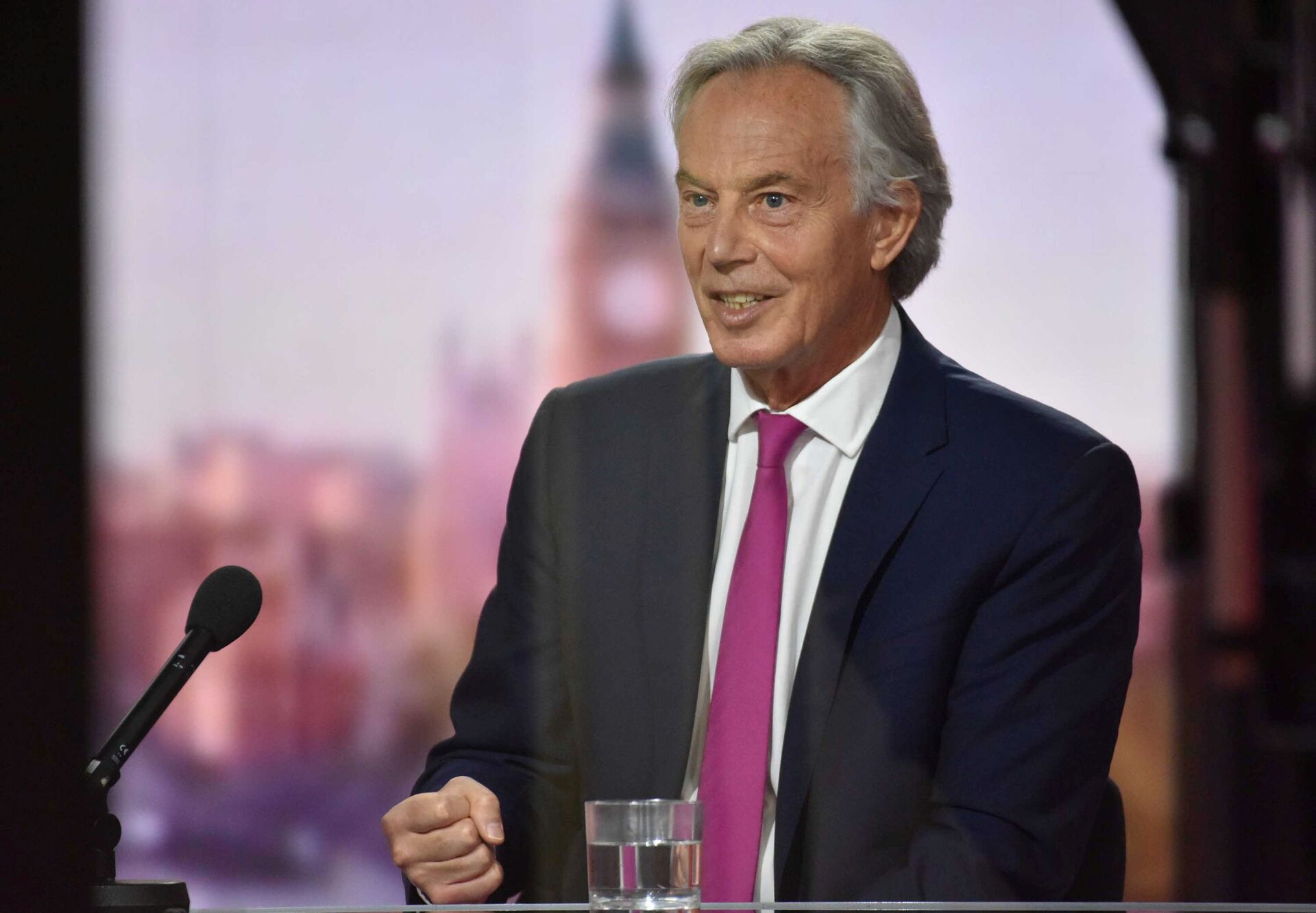 Britain's former Prime Minister Tony Blair appears on BBC TV's The Andrew Marr Show - Sputnik International, 1920, 07.09.2021