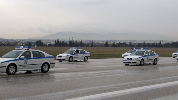 Greek police cars - Sputnik International
