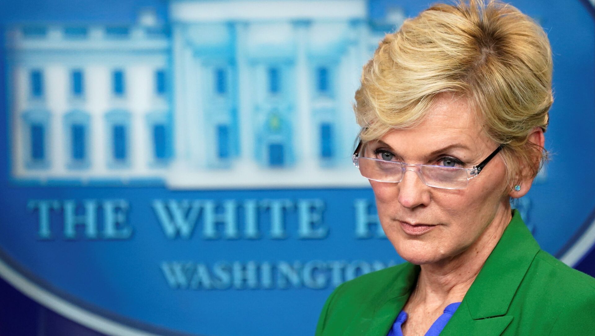 U.S. Energy Secretary Jennifer Granholm listens to a question during a press briefing about the Colonial Pipeline cyberattack shutdown, at the White House in Washington, U.S., May 11, 2021 - Sputnik International, 1920, 06.06.2021