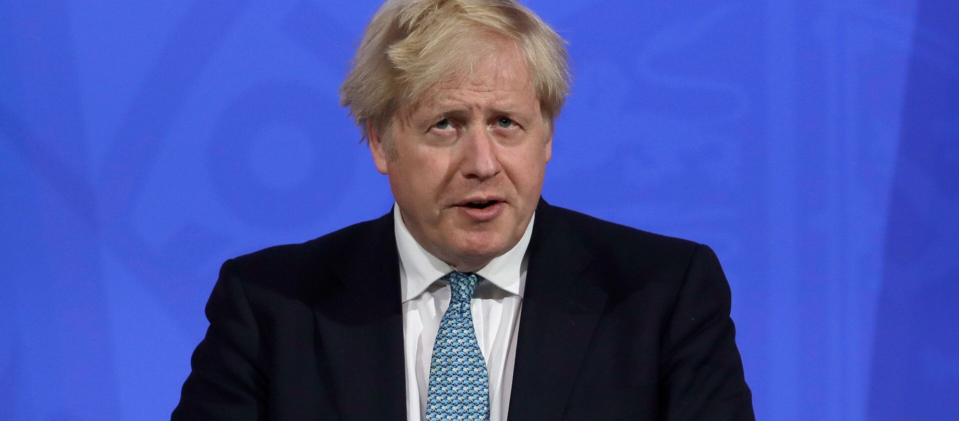 Britain's Prime Minister Boris Johnson speaks at a news conference about the ongoing coronavirus disease (COVID-19) outbreak, in London, Britain May 14, 2021 - Sputnik International, 1920