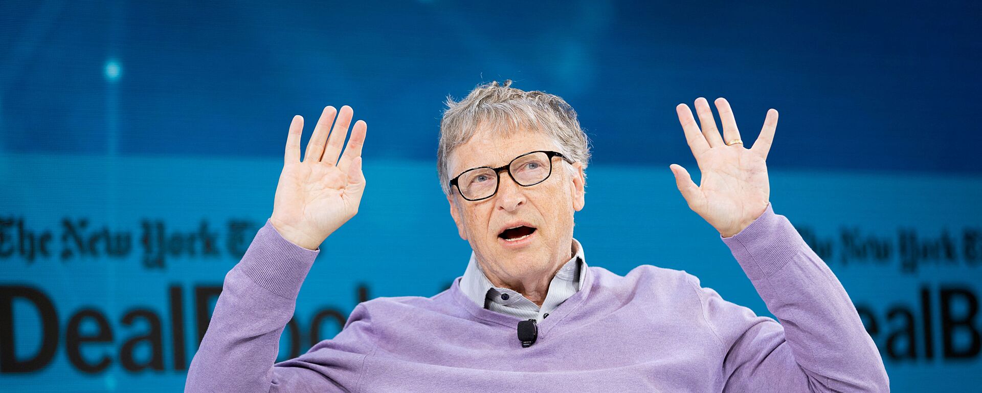 Bill Gates, Co-Chair, Bill & Melinda Gates Foundation speaks onstage at 2019 New York Times Dealbook on November 06, 2019 in New York City. - Sputnik International, 1920, 11.03.2022