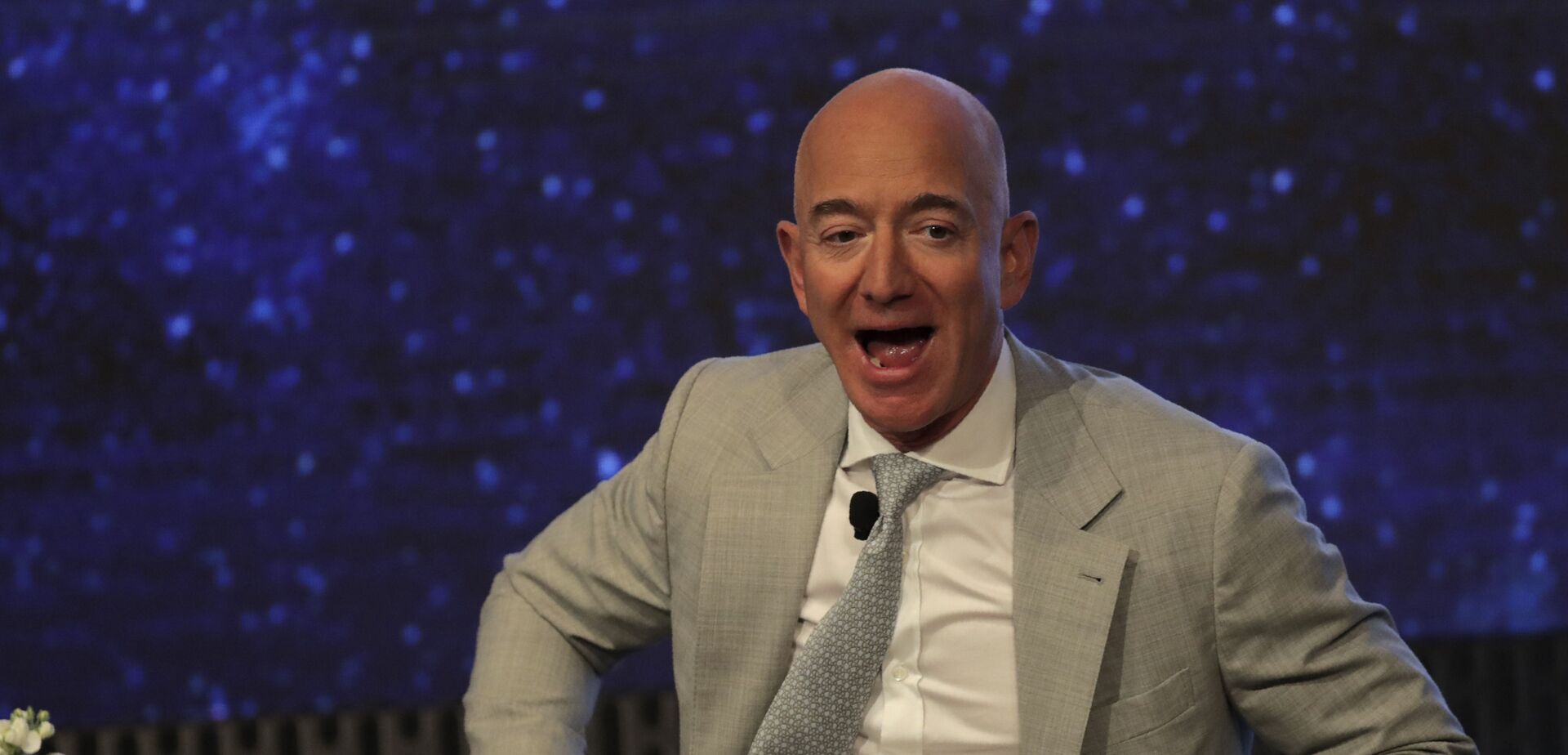 Amazon founder Jeff Bezos during the JFK Space Summit at the John F. Kennedy Presidential Library in Boston, Wednesday, June 19, 2019 - Sputnik International, 1920, 07.09.2021