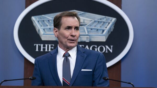 Pentagon spokesman John Kirby speaks during a media briefing at the Pentagon, Friday, June 4, 2021, in Washington.  - Sputnik International