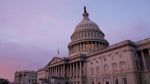 The U.S. Capitol is seen at sunrise.  Washington, U.S. January 11, 2021. - Sputnik International