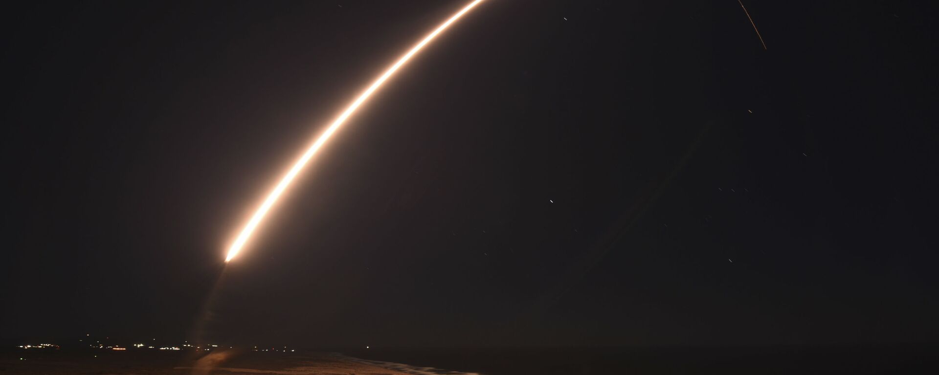 In this Feb. 23, 2021, file photo released by the U.S. Army Space and Missile Defense Command, an unarmed Minuteman 3 intercontinental ballistic missile launches during an operation test at Vandenberg Air Force Base, Calif. - Sputnik International, 1920, 05.01.2022