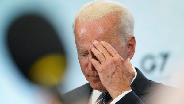 President Biden gives a press conference in Newquay after the G7 - Sputnik International