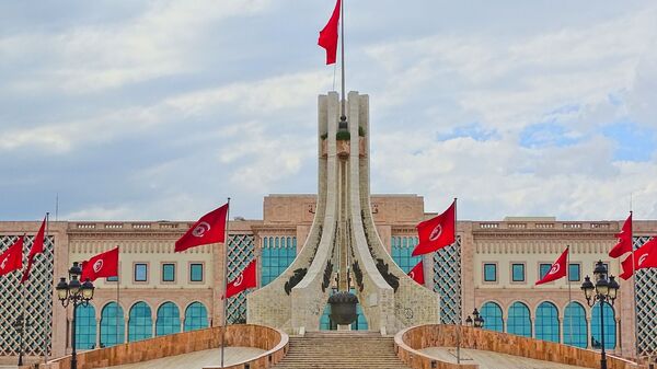 Tunisia monument flags - Sputnik International