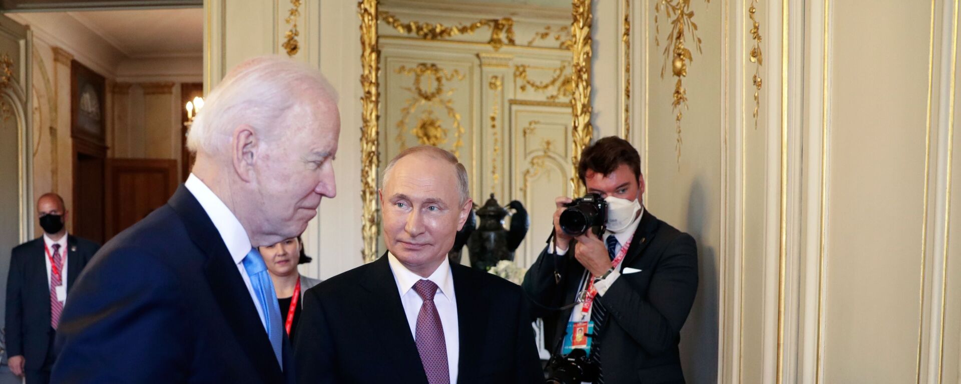  Russian President Vladimir Putin and US President Joe Biden Meet in Geneva - Sputnik International, 1920, 17.06.2021