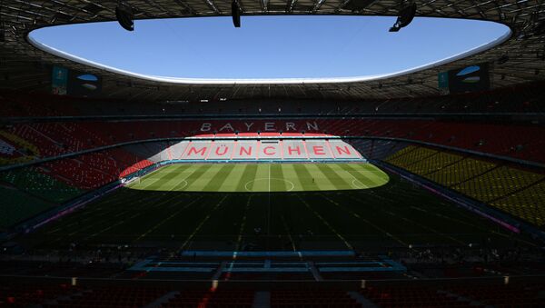 A picture shows the Allianz Arena in Munich on June 18, 2021 one of the venues of the UEFA EURO 2020 football competition. - Sputnik International