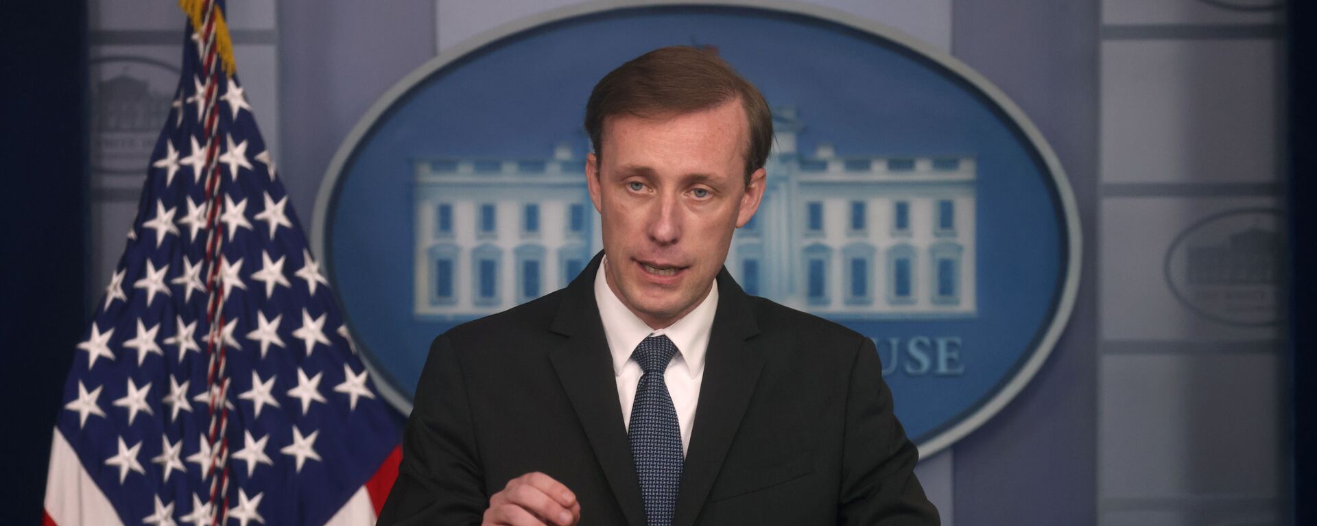 White House National Security Adviser Jake Sullivan takes questions during a press briefing at the White House in Washington, U.S., June 7, 2021. - Sputnik International, 1920, 10.01.2022