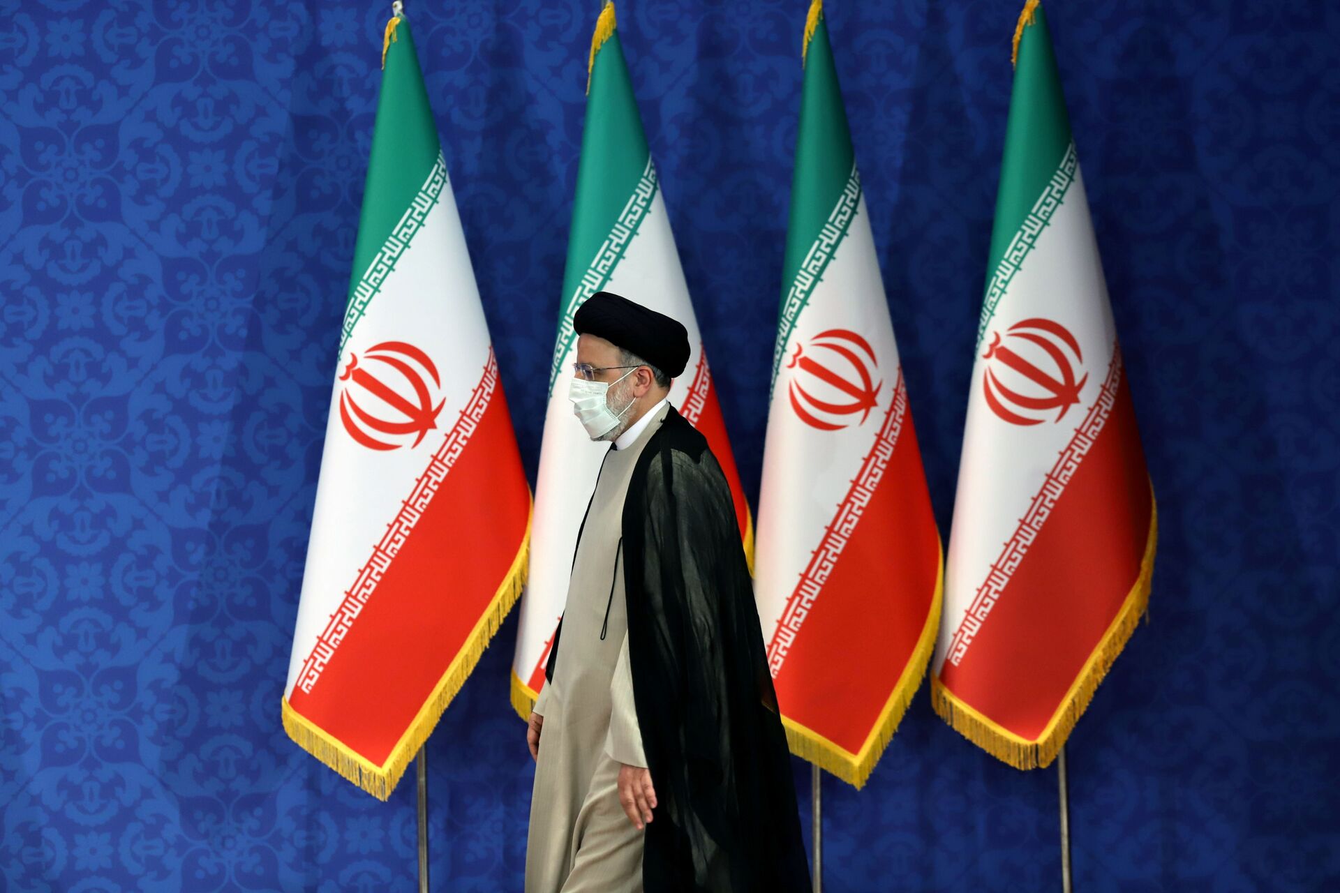 Iran's President-elect Ebrahim Raisi attends a news conference in Tehran, Iran June 21, 2021. Majid Asgaripour/WANA (West Asia News Agency) via REUTERS  - Sputnik International, 1920, 07.09.2021