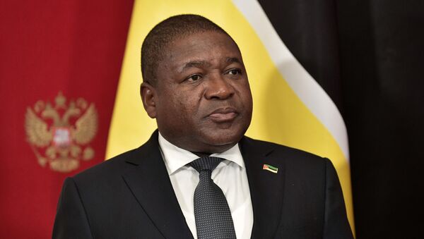 Mozambique's President Filipe Nyusi attends a signing ceremony following the talks with Russia's President Vladimir Putin in Moscow, Russia August 22, 2019. - Sputnik International