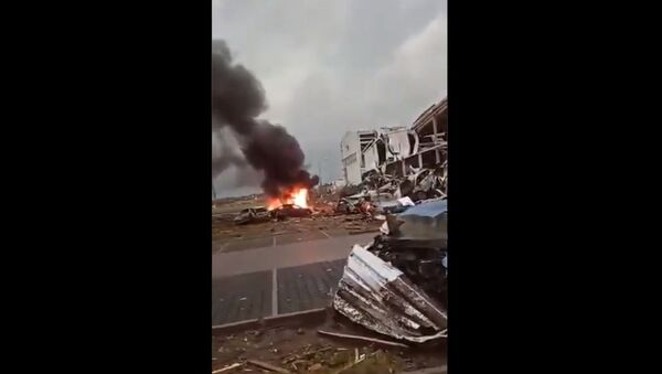 A powerful tornado hit the southeastern part of the Czech Republic on 24 June, 2021 - Sputnik International