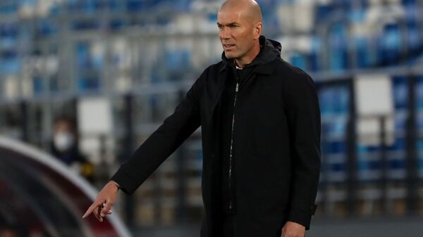 May 9, 2021 Real Madrid coach Zinedine Zidane during the match  - Sputnik International