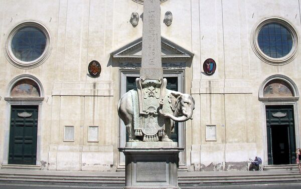Elephant and Obelisk by Bernini, Santa Maria Sopra Minerva, Rome - Sputnik International