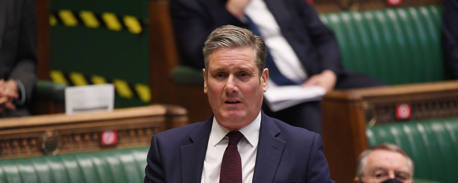 Britain's Labour Party leader, Keir Starmer speaks during a session in Parliament, in London - Sputnik International, 1920, 27.06.2021