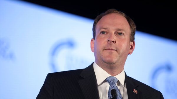US Rep. Lee Zeldin (R-NY) speaking with attendees at the 2019 Teen Student Action Summit hosted by Turning Point USA at the Marriott Marquis in Washington, D.C. - Sputnik International