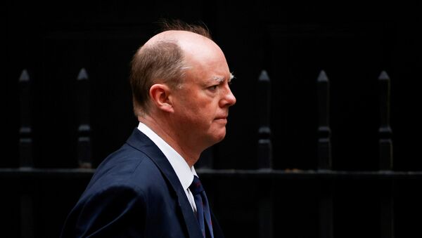 FILE PHOTO: Chief Medical Officer for England Whitty is seen outside Downing Street - Sputnik International