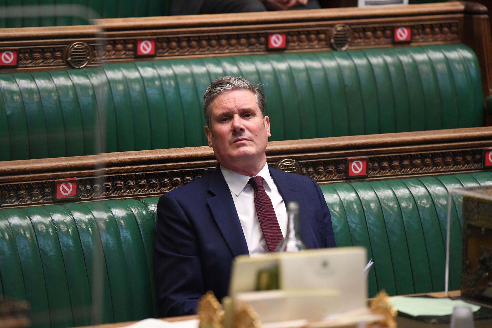 Britain's Labour Party leader, Keir Starmer attends a session in Parliament, in London - Sputnik International, 1920, 14.12.2021
