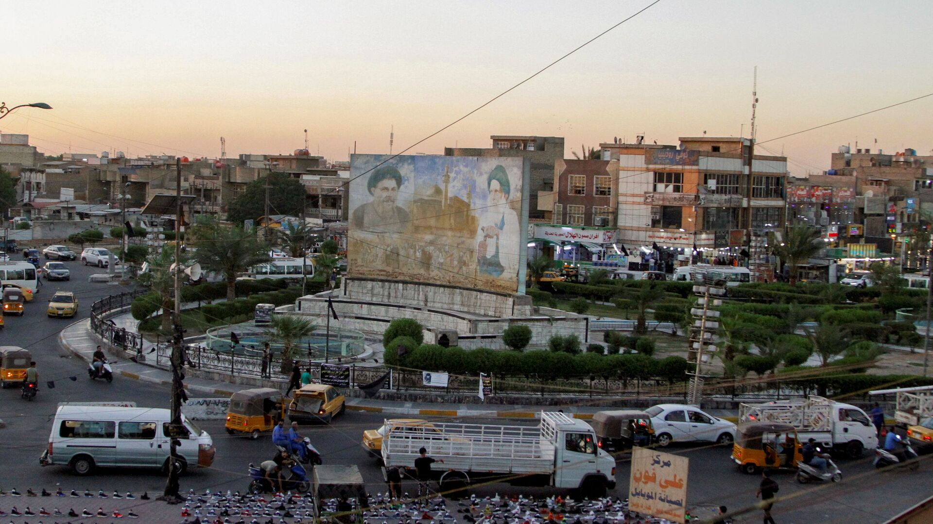 A general view of Sadrain Square, in the Sadr City district of Baghdad, Iraq June 20, 2021. Picture taken  June 20, 2021. - Sputnik International, 1920, 06.10.2021
