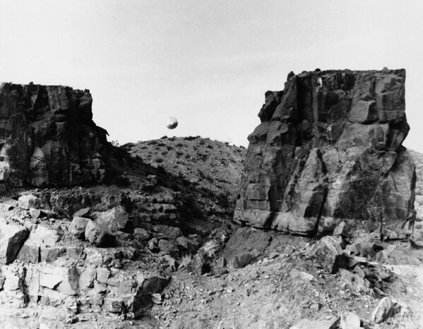A UFO sighted by a New Mexico State University student, West of Picacho Peak, Las Cruces, New Mexico, on 12 March 1967.  - Sputnik International