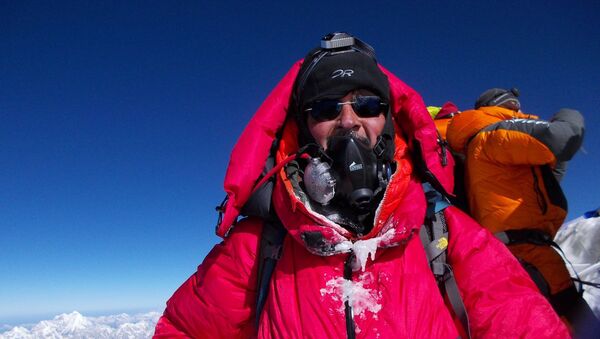 Mountaineer Aditya Gupta scaling World's highest peak - MT Everest in 2019 - Sputnik International