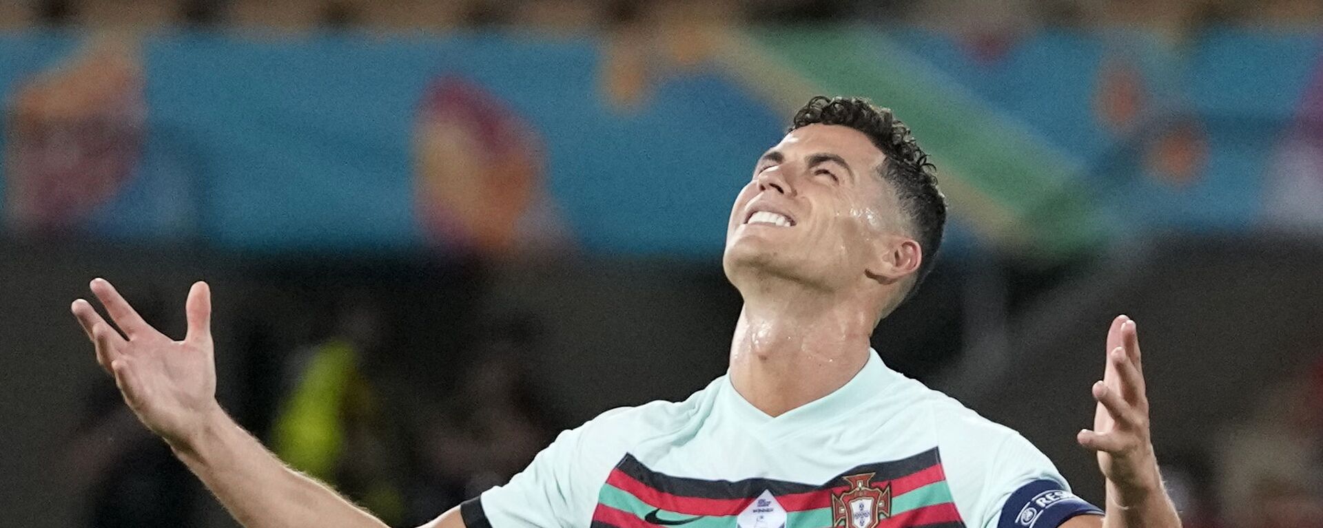 Soccer Football - Euro 2020 - Round of 16 - Belgium v Portugal - La Cartuja Stadium, Seville, Spain - June 27, 2021  Portugal's Cristiano Ronaldo reacts after the match - Sputnik International, 1920, 20.07.2021