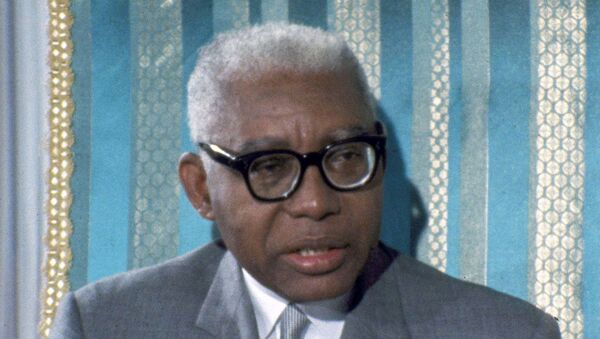 President Francois Duvalier of Haiti is pictured during an interview on CBS, June 1966. - Sputnik International
