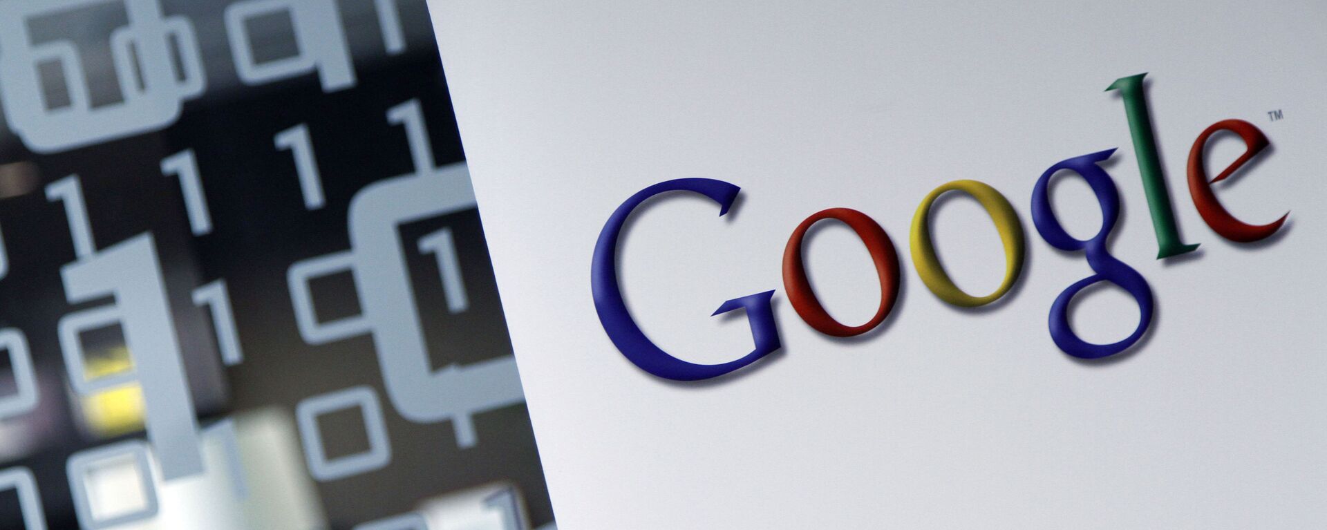 In this March 23, 2010, file photo, the Google logo is seen at the Google headquarters in Brussels. Germany’s finance minister on Wednesday welcomed an agreement requiring large companies in the European Union to reveal how much tax they paid in which country. - Sputnik International, 1920, 23.07.2022