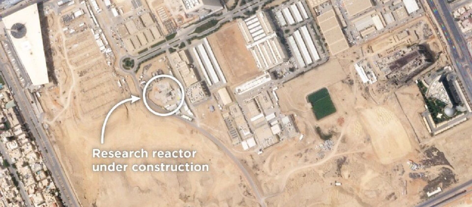 Satellite imagery from the company Planet shows construction of a small research reactor at the King Abdulaziz City for Science and Technology in Riyadh - Sputnik International, 1920, 09.07.2021