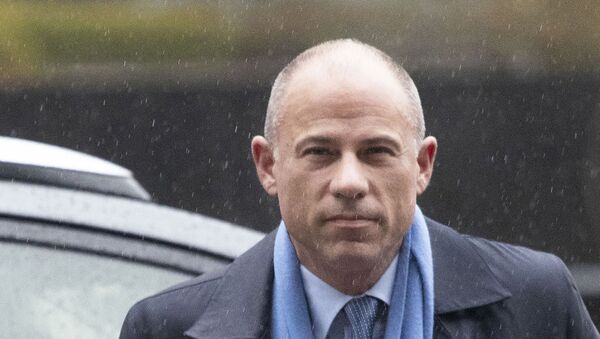  In this Dec. 17, 2019, file photo, attorney Michael Avenatti arrives at federal court in New York. A judge has set an April 2021 date for Avenatti to face trial on charges that he cheated ex-client Stormy Daniels out of proceeds from her book, Full Disclosure. Avenatti, who wrote the forward for the book, has pleaded not guilty - Sputnik International